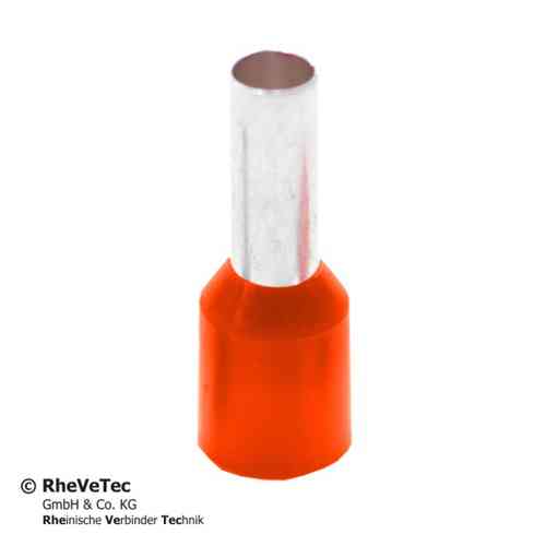0,50 mm² Isolierte Aderendhülsen Orange