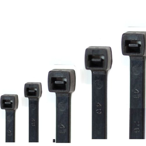 Kabelbinder Profi Sortiment 500 Stück Schwarz 5 Größen 100-290 mm